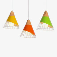 Pendant Light Wood Frame in Scandinavian Style | Pelsiro