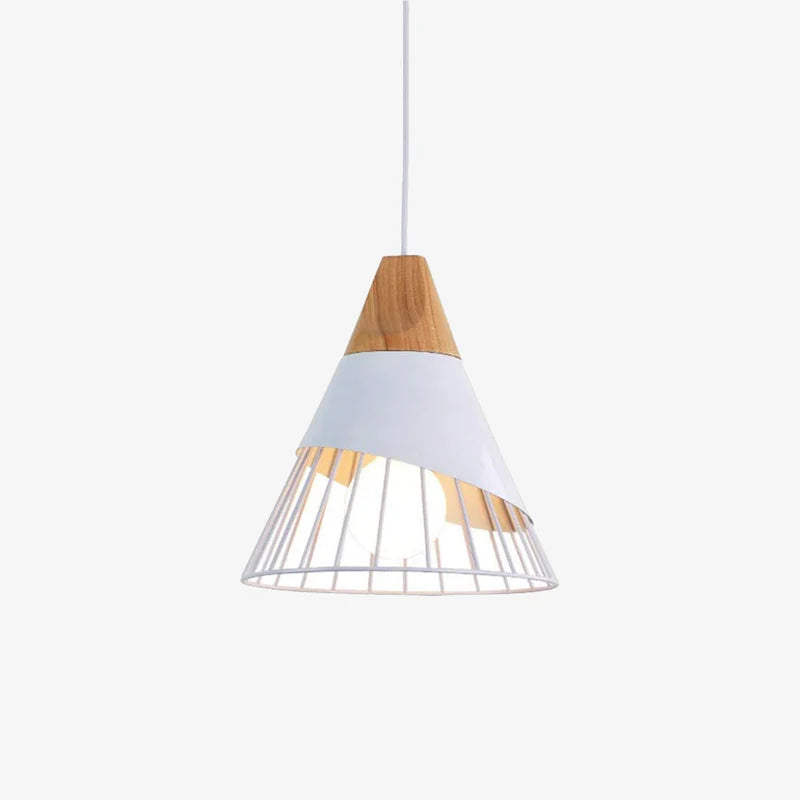 Pendant Light Wood Frame in Scandinavian Style | Pelsiro