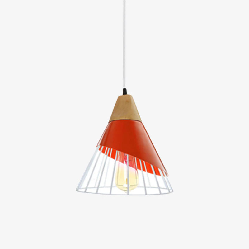 Pendant Light Wood Frame in Scandinavian Style | Pelsiro