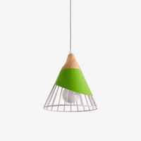 Pendant Light Wood Frame in Scandinavian Style | Pelsiro
