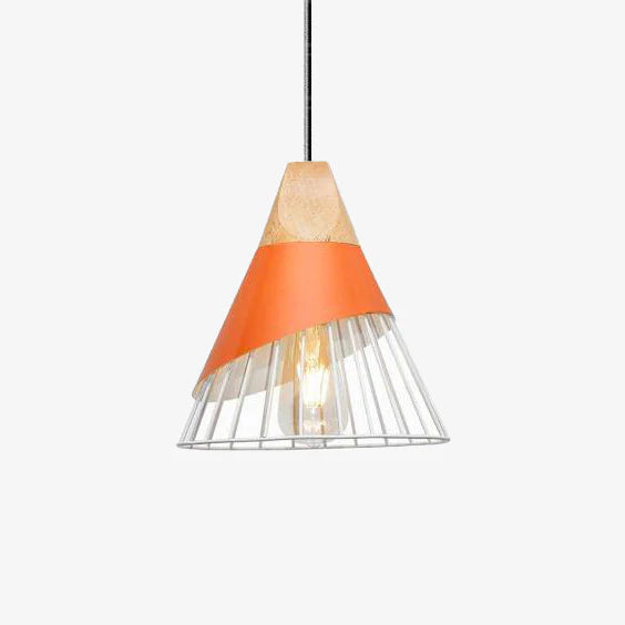 Pendant Light Wood Frame in Scandinavian Style | Pelsiro