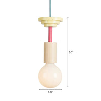 Pendant Light Wood LED Nordic Geometric Lighting | Nordilo