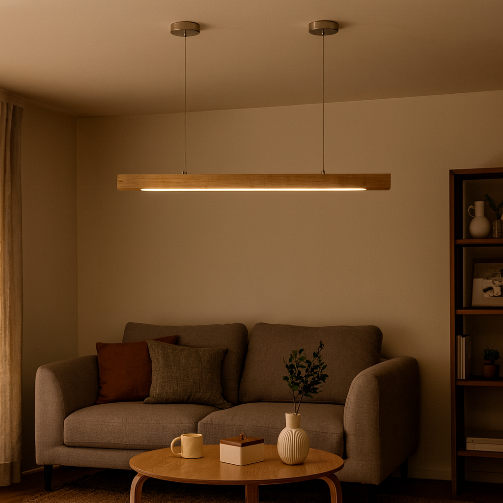 Pendant Light Wood LED Nordic Style | Hangora