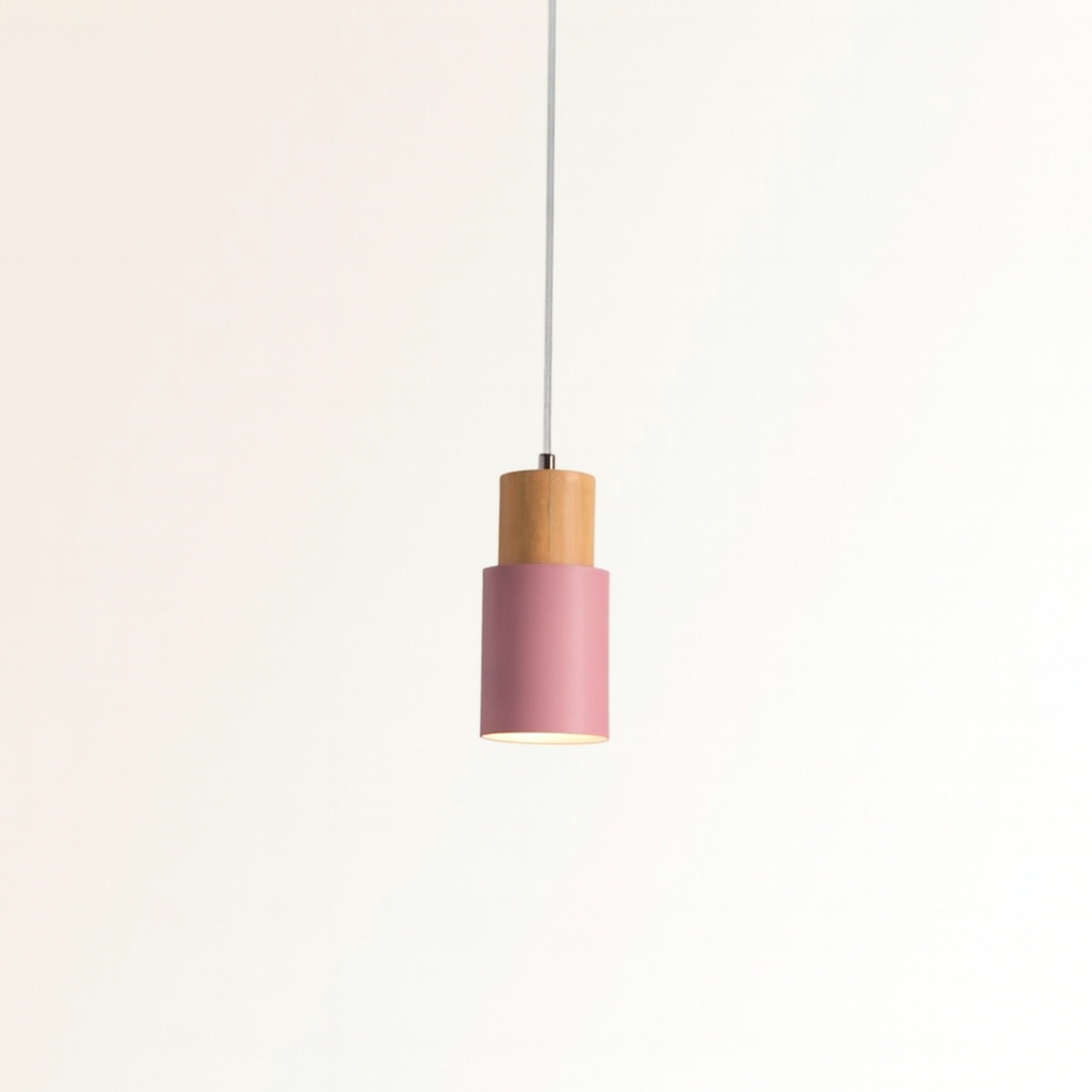Pendant Light Wood Metal Nordic Style | Cosvan