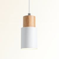 Pendant Light Wood Metal Nordic Style | Cosvan
