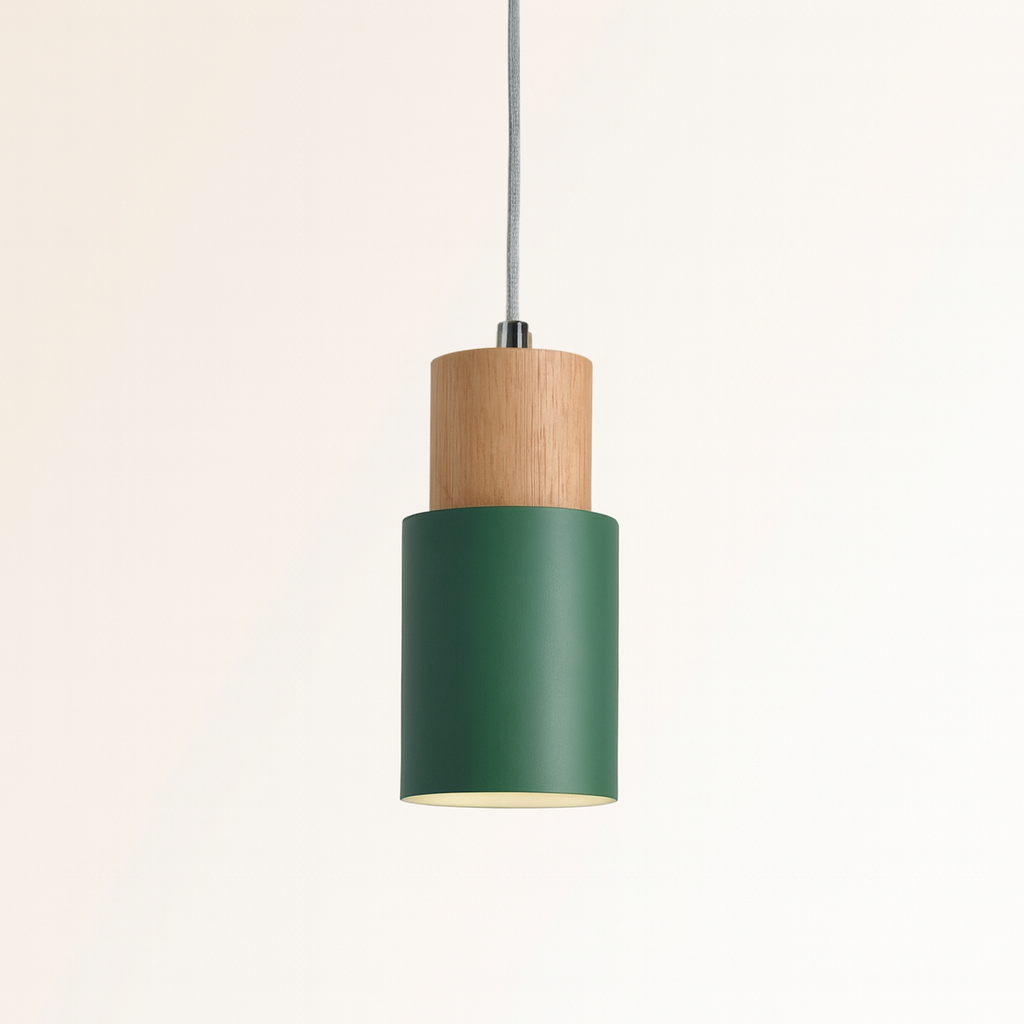 Pendant Light Wood Metal Nordic Style | Cosvan