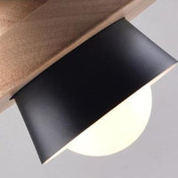 Pendant Light Wood and Metal Nordic LED Design | Nordeva