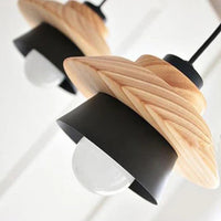 Pendant Light Wood and Metal Nordic LED Design | Nordeva