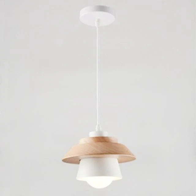 Pendant Light Wood and Metal Nordic LED Design | Nordeva