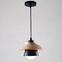 Pendant Light Wood and Metal Nordic LED Design | Nordeva
