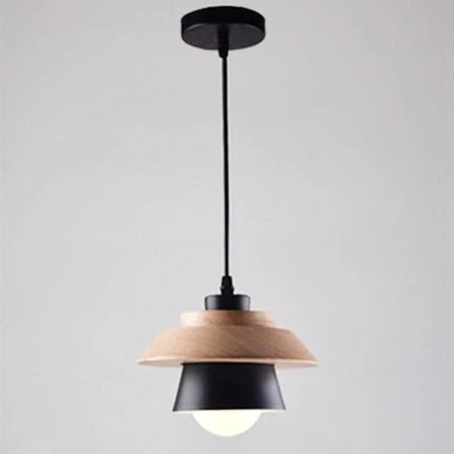 Pendant Light Wood and Metal Nordic LED Design | Nordeva