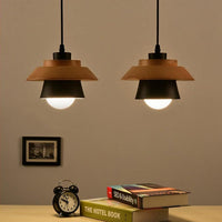Pendant Light Wood and Metal Nordic LED Design | Nordeva