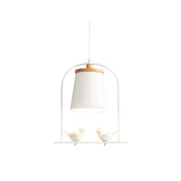 Pendant Light with Bird Details Scandinavian Interior | Arandis