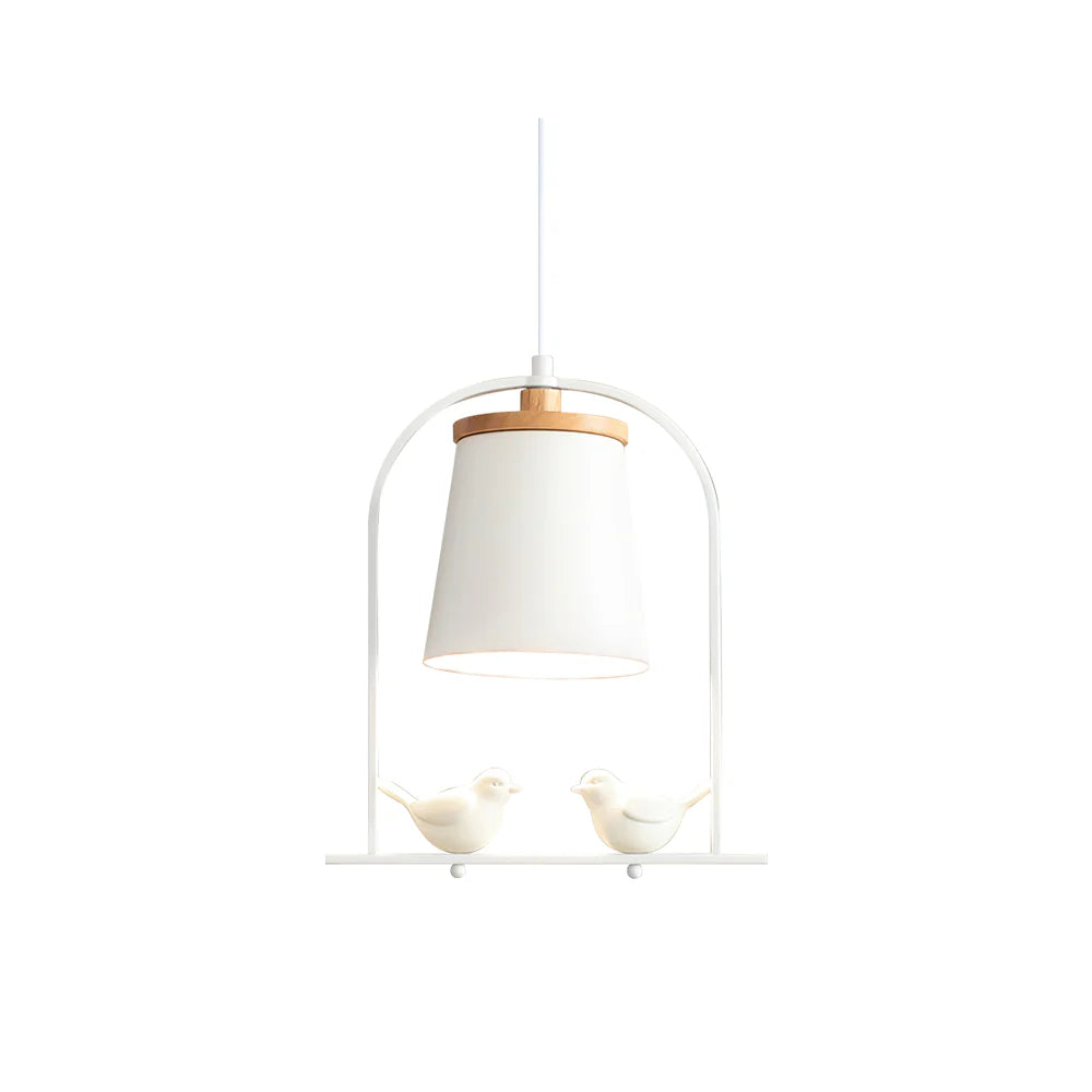 Pendant Light with Bird Details Scandinavian Interior | Arandis