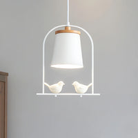 Pendant Light with Bird Details Scandinavian Interior | Arandis