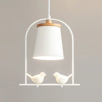 Pendant Light with Bird Details Scandinavian Interior | Arandis