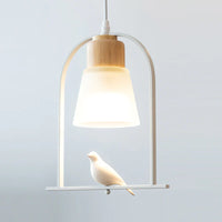 Pendant Light with Bird Details Scandinavian Interior | Arandis