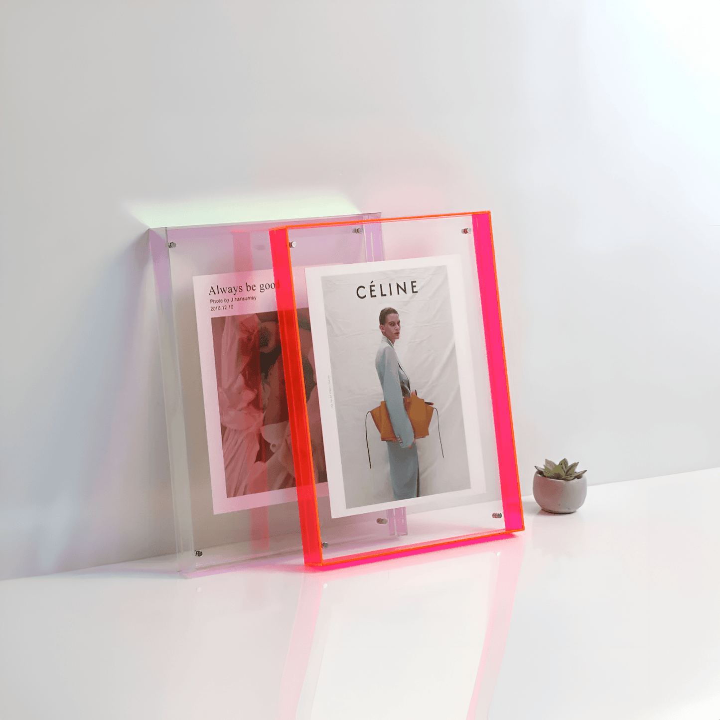 Photo Frame Acrylic Transparent Modern Display | Zorella