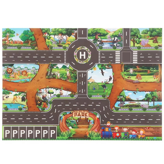 Play Mat City Traffic Road Map with Parking Roads | Urbino