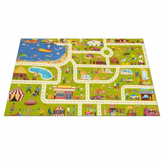 Play Mat City Traffic Rug for Kids Playroom | Trafio