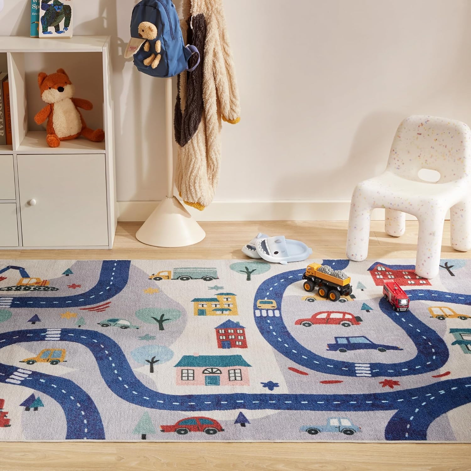 Play Mat Polyester City Design for Kids Room | Mivero
