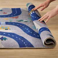 Play Mat Polyester City Design for Kids Room | Mivero