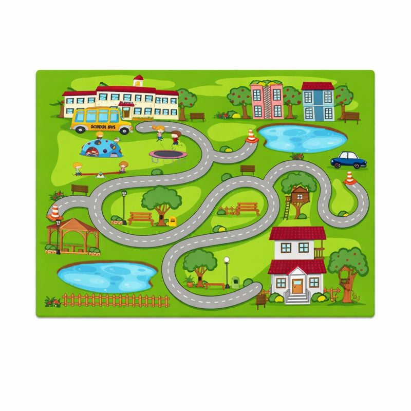 Play Mat Polyester Road Game Modern Simplicity | Rovello
