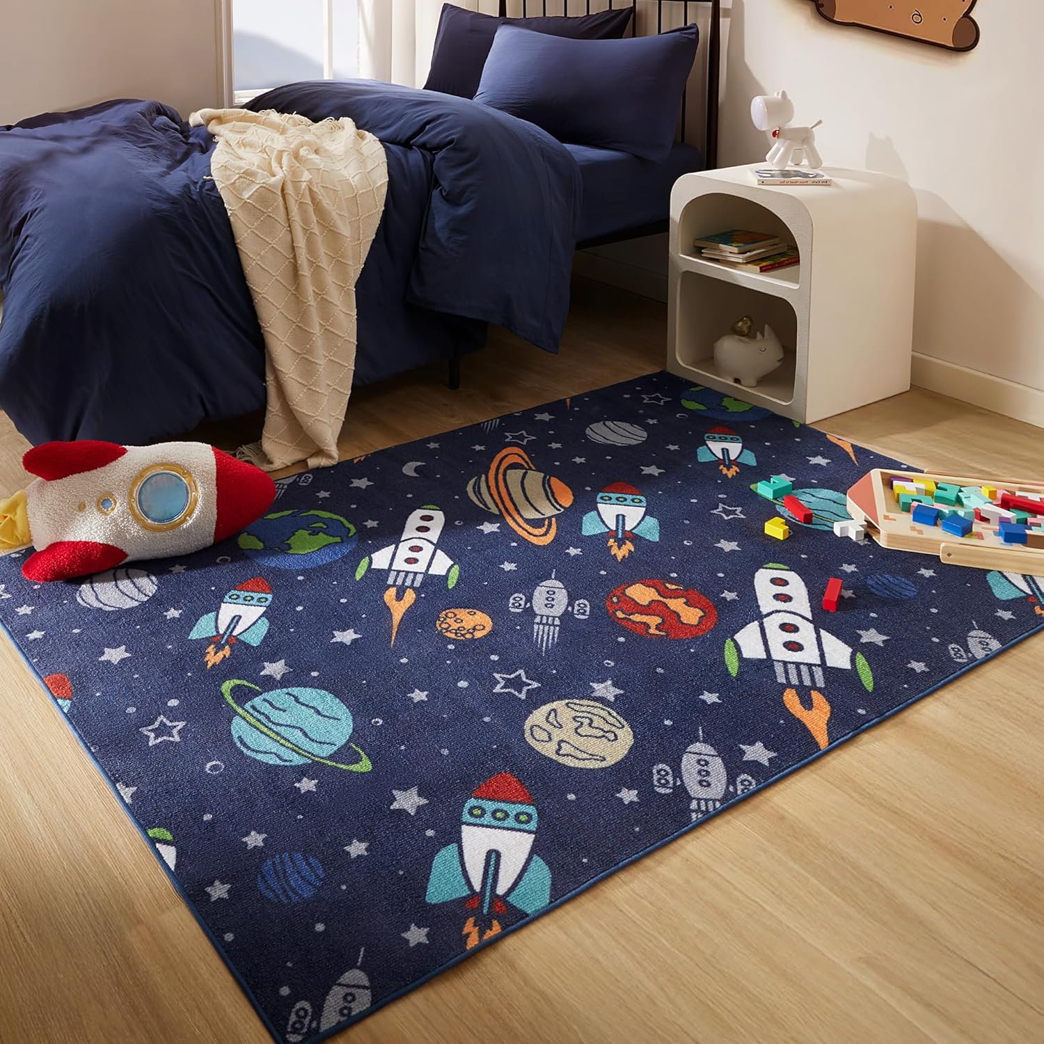 Play Mat Polyester Space Print for Kids Room Use | Astrivo