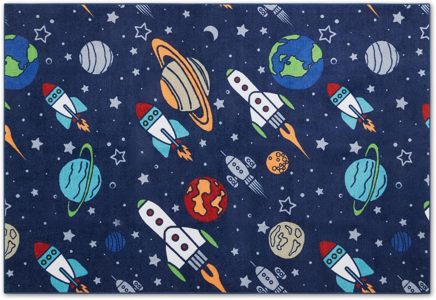 Play Mat Polyester Space Print for Kids Room Use | Astrivo