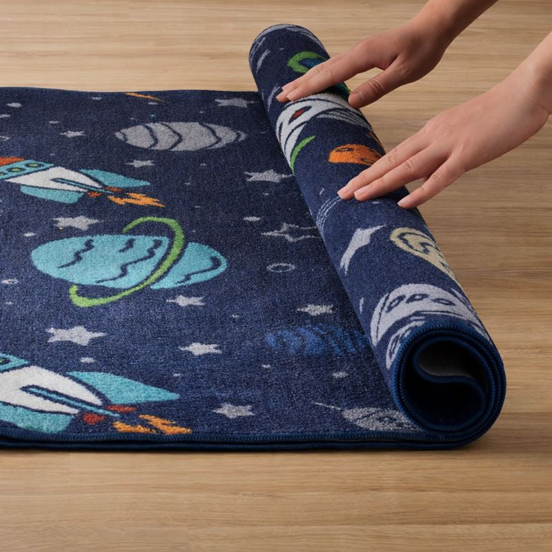 Play Mat Polyester Space Print for Kids Room Use | Astrivo