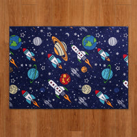 Play Mat Polyester Space Print for Kids Room Use | Astrivo
