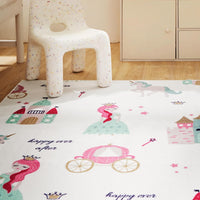 Play Mat Princess Castle Kids Rug for Playroom | Elowin
