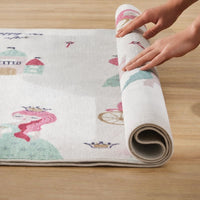 Play Mat Princess Castle Kids Rug for Playroom | Elowin