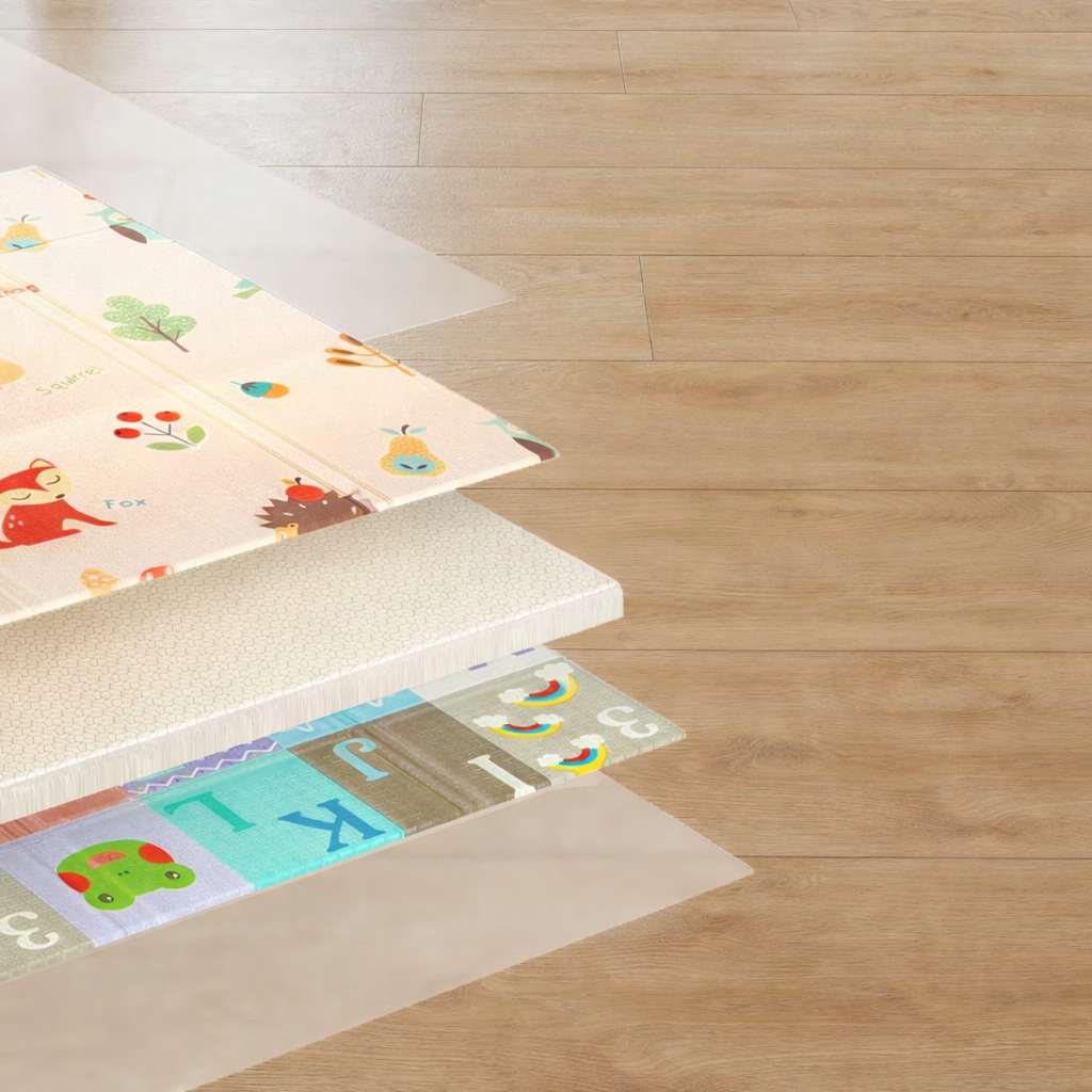 Play Mat Reversible Foldable Baby Activity Rug Multicolor | Aiyapo