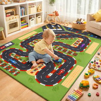 Play Mat Road Print Polyester Kids Room Modern Simplicity | Roadino
