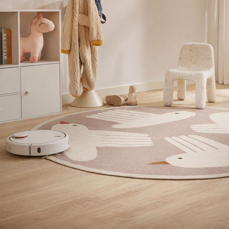 Play Mat Round Polypropylene Washable Rug for Playroom | Avirox