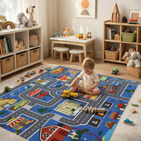 Play Mat Traffic City Road Play Rug Kids Room | Roadivo