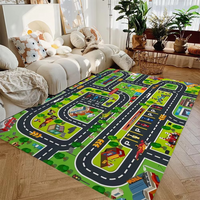 Play Mat Traffic Road Rug Kids Playroom City Design | Ravino