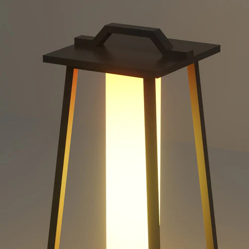 Portable Outdoor LED Lantern Stainless Steel Warm Light | Lantra