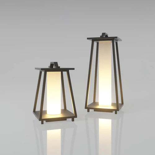 Portable Outdoor LED Lantern Stainless Steel Warm Light | Lantra