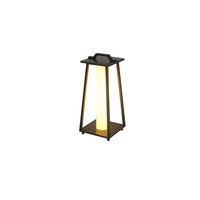 Portable Outdoor LED Lantern Stainless Steel Warm Light | Lantra