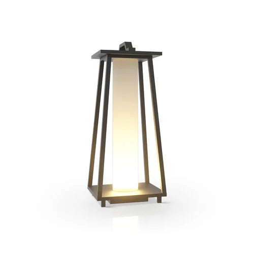 Portable Outdoor LED Lantern Stainless Steel Warm Light | Lantra