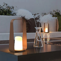 Rechargeable Outdoor Table Lamp Acrylic Warm Light | Bivelo
