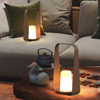 Rechargeable Outdoor Table Lamp Acrylic Warm Light | Bivelo