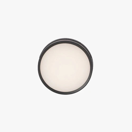 Round LED Metal Wall Light Outdoor Modern Design | Reylum