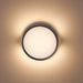 Round LED Metal Wall Light Outdoor Modern Design | Reylum