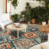 Rug Polyester Tribal Pattern Southwestern Style | Grevona