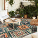Rug Polyester Tribal Pattern Southwestern Style | Grevona