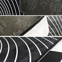 Rug Round with Geometric Pattern Modern Glam | Selaro