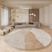 Rug in Soft Lambswool Modern Nordic Round | Arvolis
